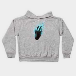 Fireball (Blue) Kids Hoodie